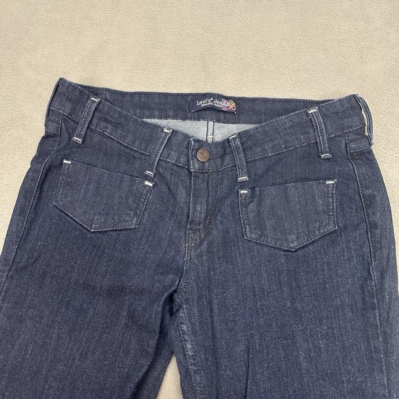 Vtg Y2K‎ Levi's Superlow Bootcut Womens 9M Jeans Flare Leg Patch Pockets Stretch - Picture 2 of 16